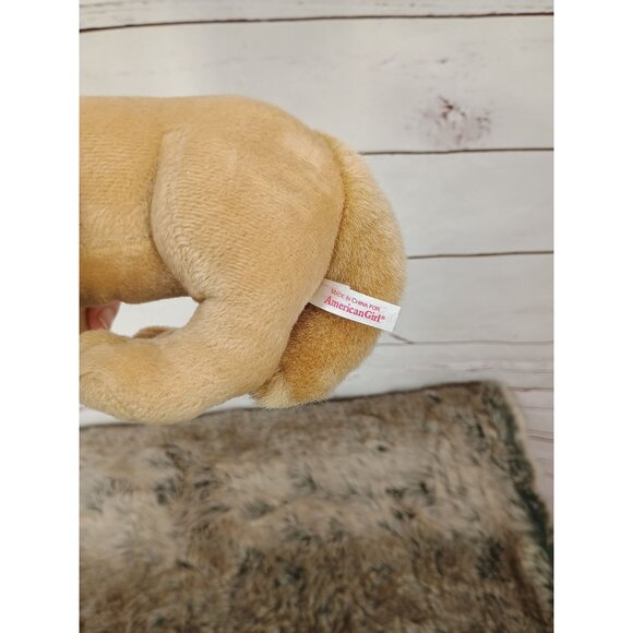American Girl Kailey's 2003 Poseable 10" Sandy Golden Retriever Blonde Plush Dog - Picture 8 of 9
